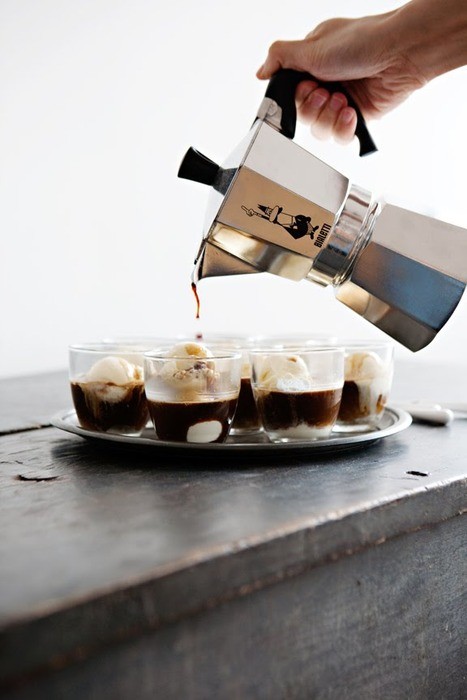Photo:  Affogato, ice cream and coffee floats